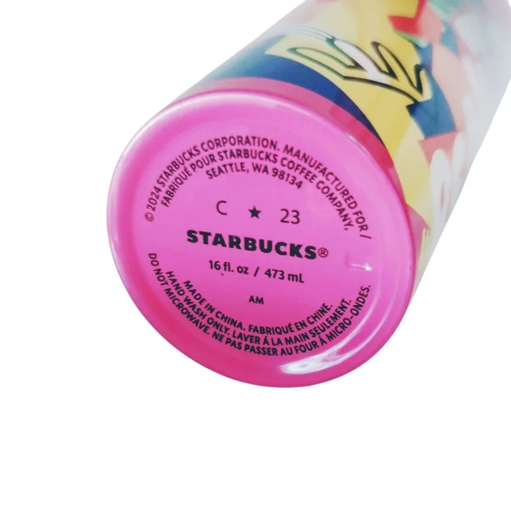Starbucks Shae Anthony 2024 Rainbow Beautiful Stainless Steel 16oz Tumbler - Picture 5 of 7